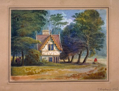 Vue du pavillon dans Hyde Park, Londres - George Shepheard