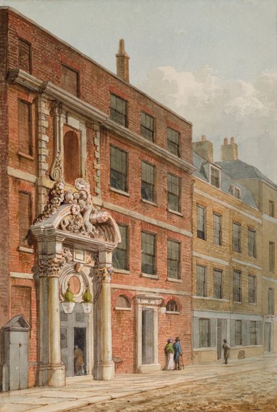 La Merchant Taylors Hall, Londres, vers 1810 - George Shepherd