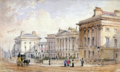 Vue de Clarence Terrace dans Regent