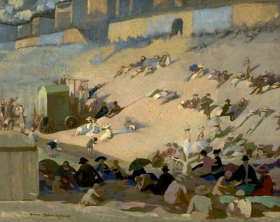 Plage de Brighton, East Sussex - George Sheringham