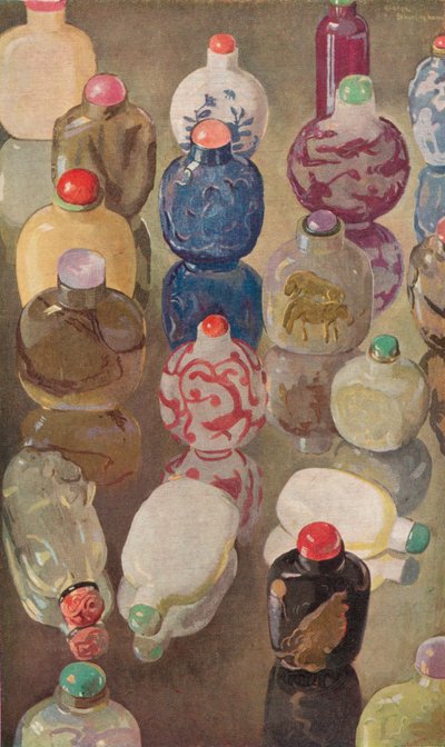 Flacons à priser chinois, vers 1923 - George Sheringham