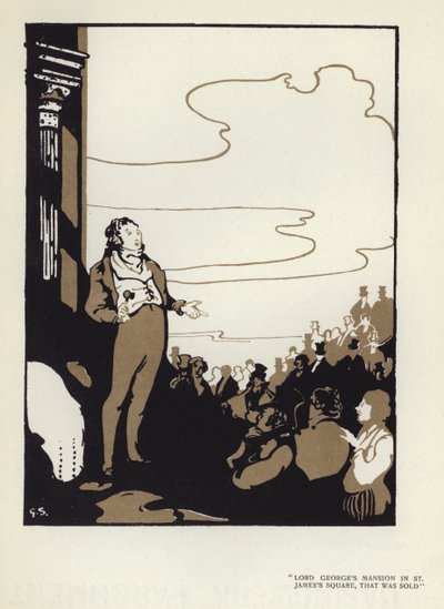 Illustration pour The Happy Hypocrite de Max Beerbohm - George Sheringham