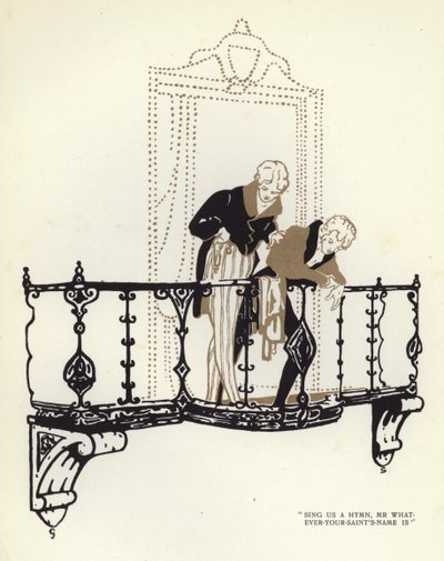 Illustration pour The Happy Hypocrite de Max Beerbohm - George Sheringham