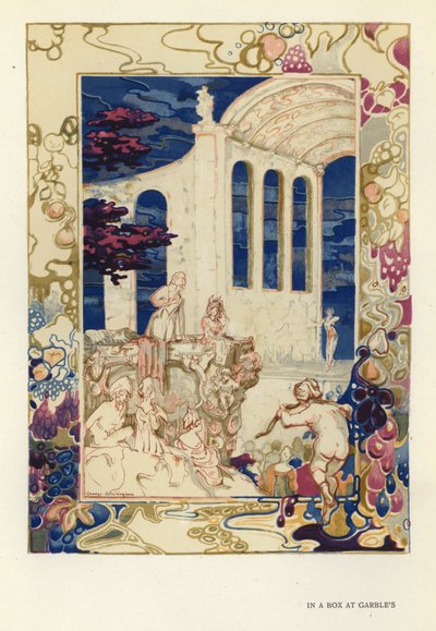Illustration pour The Happy Hypocrite de Max Beerbohm - George Sheringham