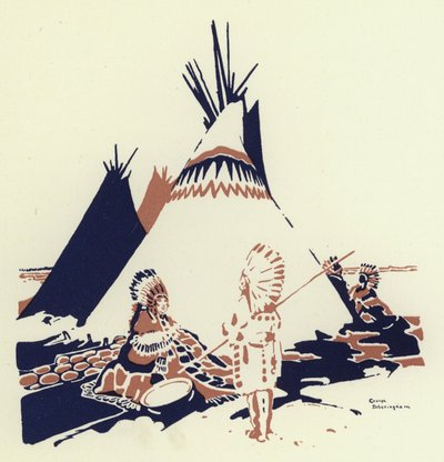 Alors ils tirèrent au sort pour voir qui devait le chercher dans la forêt - George Sheringham