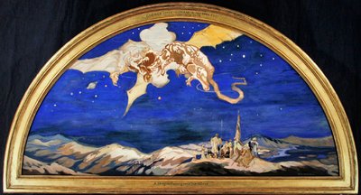 Le Dragon passant au-dessus des voyageurs - George Sheringham