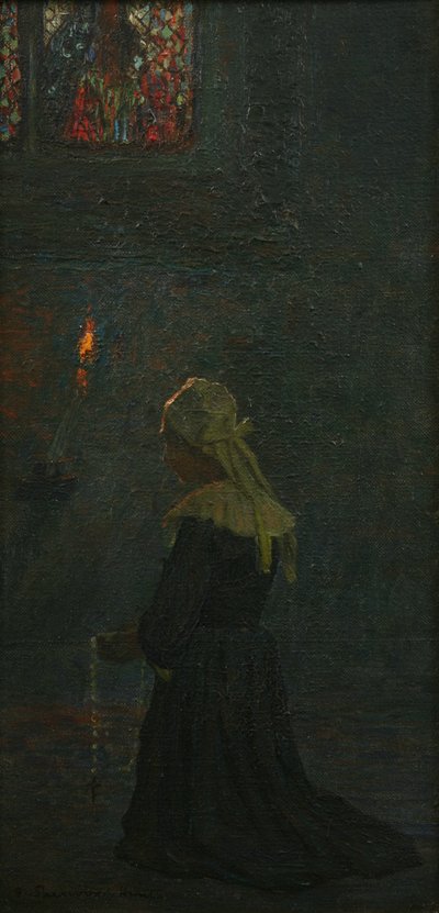 En prière (Pont Aven), 1905 - George Sherwood Hunter