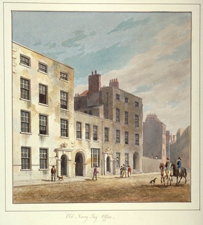 Le Vieux Bureau de la Marine, Old Broad Street, City de Londres - George Sidney Shepherd