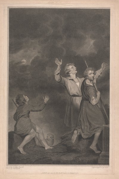 Fenêtre ouest de la chapelle, New College Oxford, Adoration des bergers, de la scène de la Nativité - George Siegmund Facius