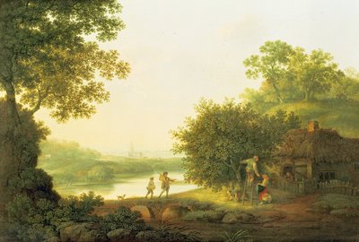 Cueilleurs de pommes, près d