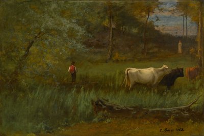 Une pastorale, vers 1882-85 - George Snr. Inness