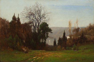 En face des Palisades - George Snr. Inness