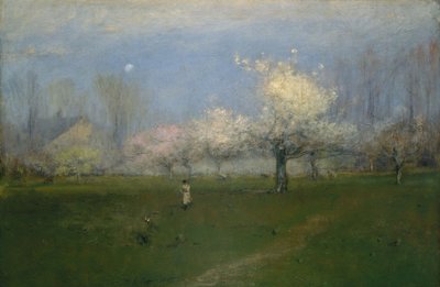 Fleurs de printemps, Montclair, New Jersey - George Snr. Inness