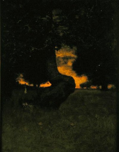 Coucher de soleil, c.1889 - George Snr. Inness