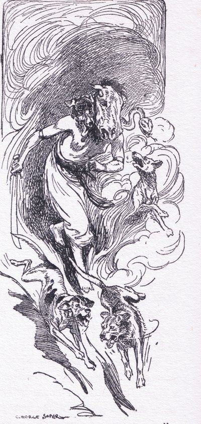 Brimo la chasseuse de sorcières sauvage, de The Heroes publié par George Allen and Unwin 1929 - George Soper