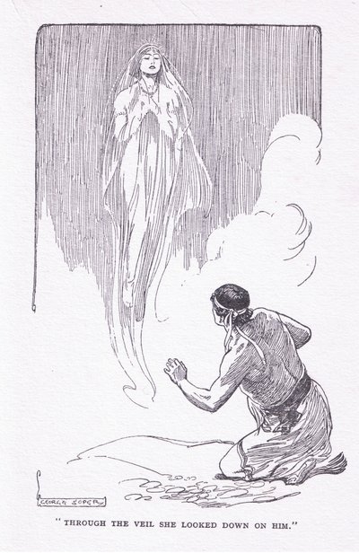 À travers le voile, elle le regardait, de The Heroes publié par George Allen and Unwin 1929 - George Soper