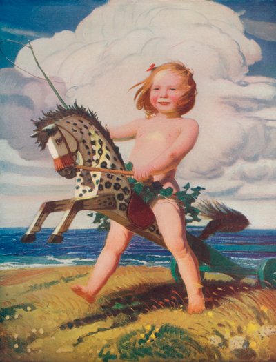Le cheval à bascule, vers 1915, 1932 - George Spencer Watson