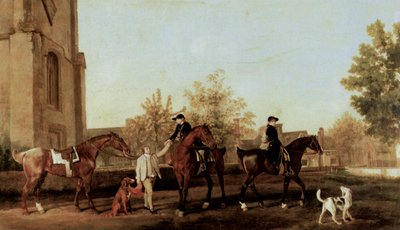 Les chasseurs quittent Southill - George Stubbs
