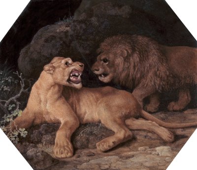 Lion et lionne - George Stubbs