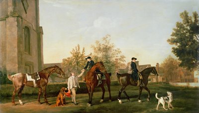 Les serviteurs de chasse de Lord Torrington partant de Southill, Bedfordshire, vers 1765-8 - George Stubbs