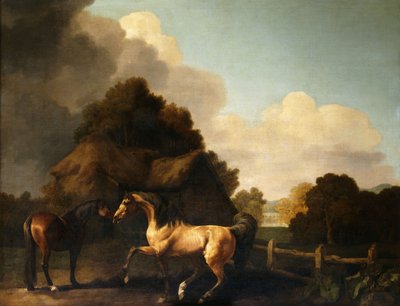 Étalon et jument, traditionnellement appelés "Jupiter et Jument" - George Stubbs