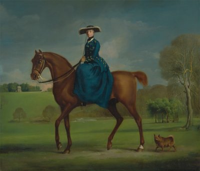 La comtesse de Coningsby en costume de la chasse de Charlton - George Stubbs