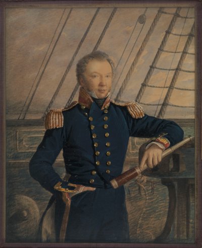 Portrait du capitaine William Hewett, vers 1840 - George T. Gregory