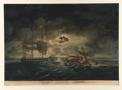 Le Hornet (U.S.) et le Peacock (britannique) - George Thresher