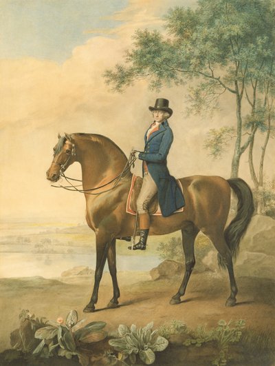 Warren Hastings sur son cheval arabe, 1796 - George Townley Stubbs