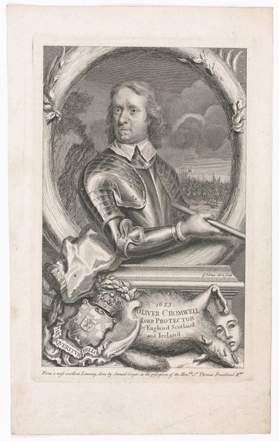 1653 Oliver Cromwell Lord Protecteur d