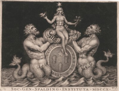 Ex-libris : La société des gentlemen de Spalding - George Vertue