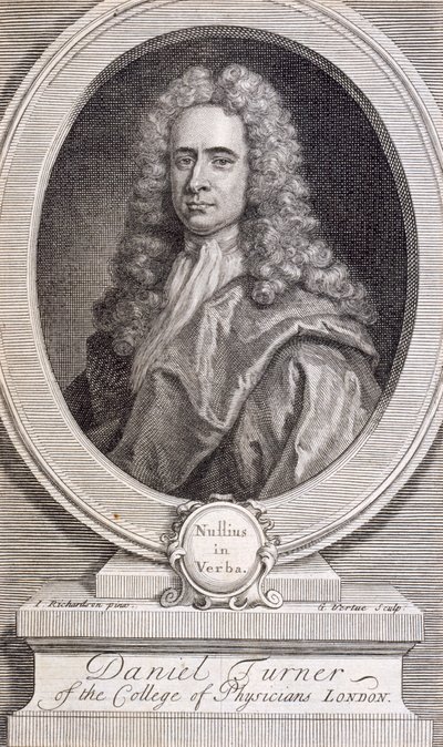 Daniel Turner, MD, LRCP, médecin, 1717 - George Vertue
