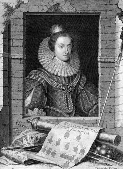 Élisabeth de Bohême, vers 1700-1750 - George Vertue