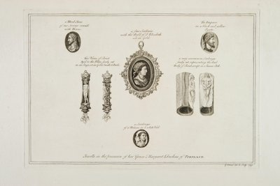 Bijoux en possession de Sa Grâce Margaret Duchesse de Portland, 1749 - George Vertue