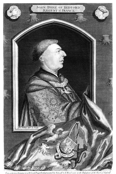 Jean de Lancastre, 1er duc de Bedford, 18e siècle - George Vertue