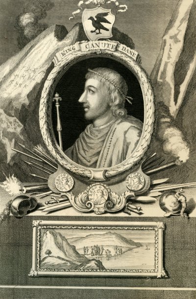 Roi Canute le Danois, 1732 - George Vertue