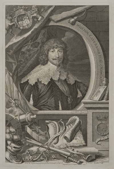 Portrait de William Cavendish, 1er duc de Newcastle, 1739 - George Vertue