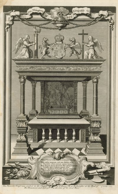 Le Monument du Roi Édouard VI - George Vertue