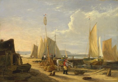 Une scène de port sur l