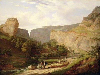 Vue des gorges de Cheddar - George Vincent