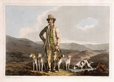 Le dresseur de chiens, gravé par Robert Havell l