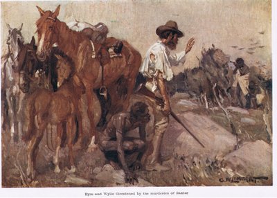 Eyre et Wylie menacés - George Washington Lambert