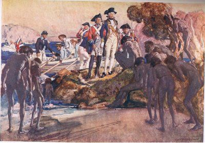 Le gouverneur Phillip à Sydney Cove - George Washington Lambert
