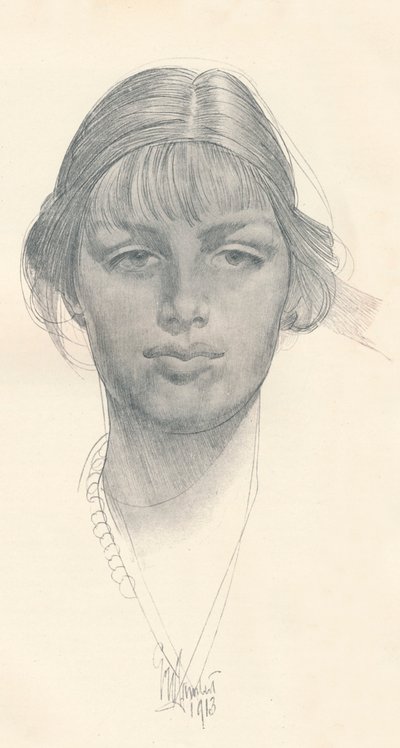 La belle fille, vers 1914 - George Washington Lambert