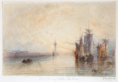 Navires quittant le port de Whitby - George Weatherill