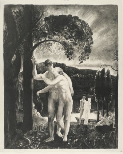 Amour, série Les Hommes comme des Dieux, 1923 - George Wesley Bellows