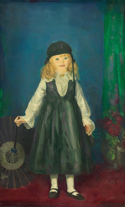 Anne avec un parasol japonais, 1917 - George Wesley Bellows