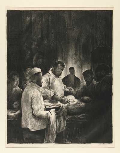 Hôpital de base, No. 1, de la série de guerre - George Wesley Bellows