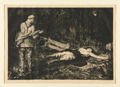Cour de ferme belge (Les désastres de la guerre) - George Wesley Bellows