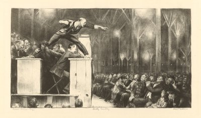Billy Sunday - George Wesley Bellows